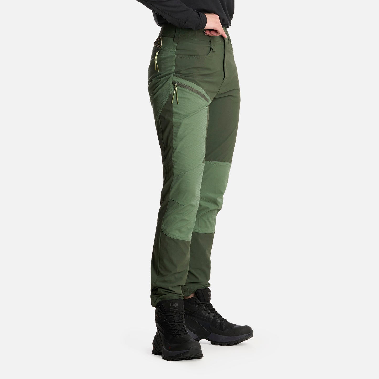 Pantalón Mujer Lennox Q-Dry Slim Fit Pants Verde Militar Lippi