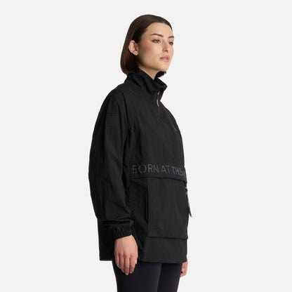 Chaqueta Mujer WindCity WindBreaker 1/4 Zip Jacket Negro Lippi