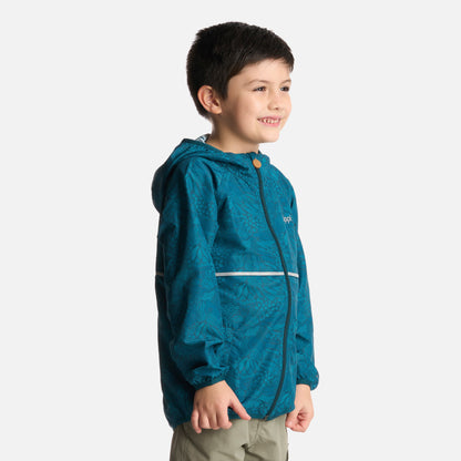 Chaqueta Niño Nightfall WindBreaker Hoody Jacket Print Petroleo Lippi