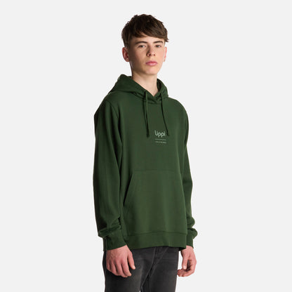 Polerón Teen Boy Ulmo Mid Point Hoody Sweatshirt Verde Militar Lippi