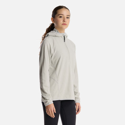 Polerón Teen Girl Mild Nano-F 14 Zip Hoody Gris Claro Lippi