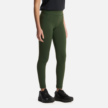 Calza Teen Girl In-Action Sport Leggings Verde Militar Lippi