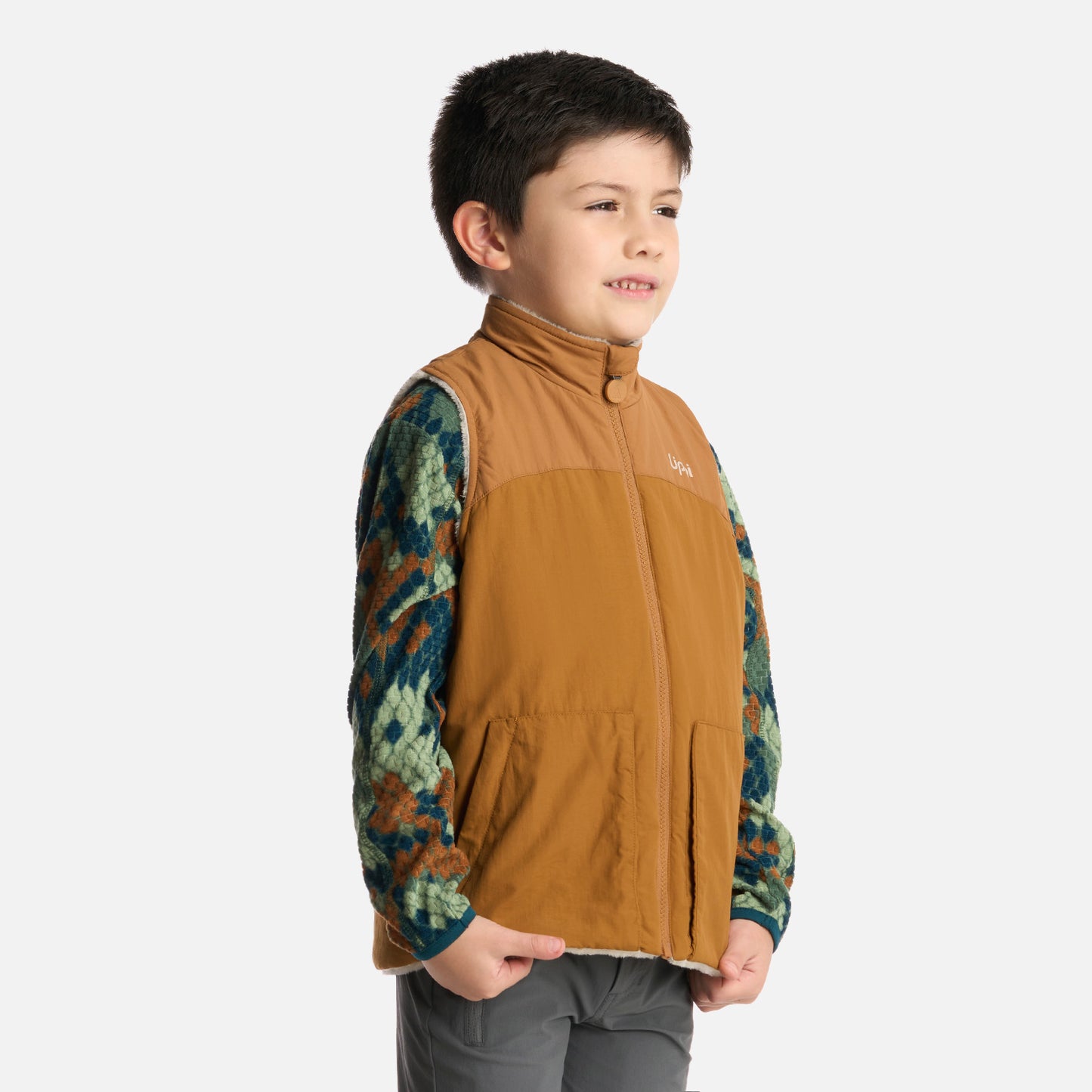 Chaqueta Niño Campfire 2-Faces Jacket Camel Lippi