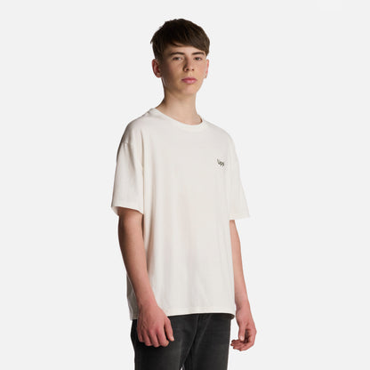 Polera Teen Boy Urban Trip Oversize T-Shirt Blanco Lippi