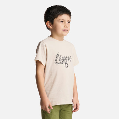 Polera Niño Logo Lippi T-Shirt Marfil Lippi