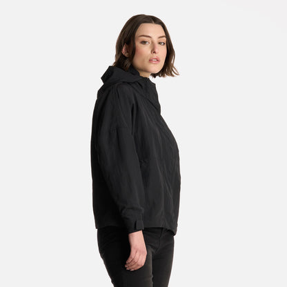 Chaqueta Mujer CityMe WindBreaker Hoody Jacket Negro Lippi