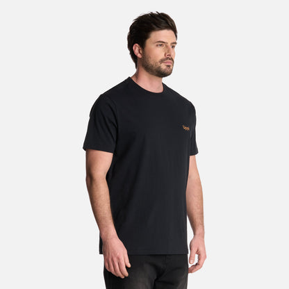 Polera Hombre Ulmo T-Shirt Negro Lippi