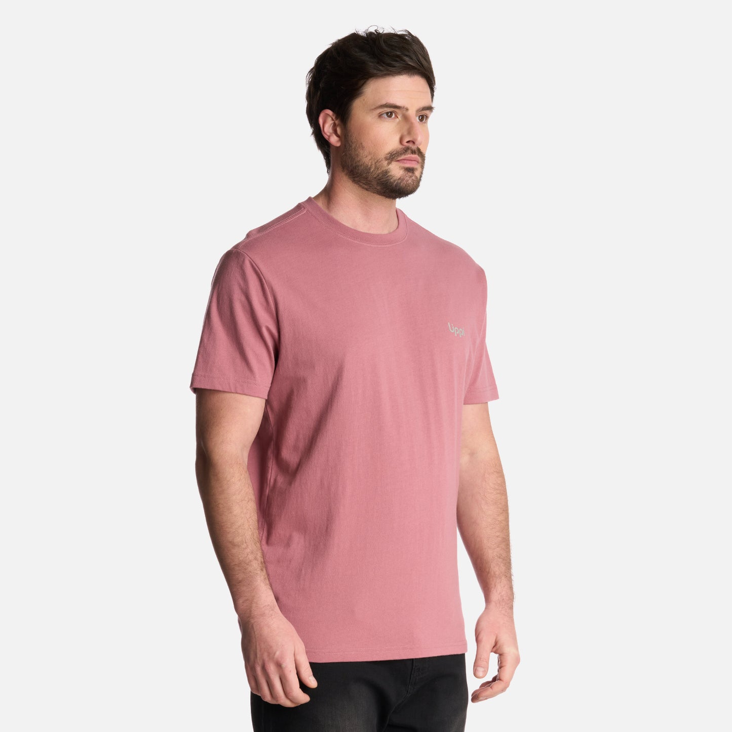 Polera Hombre Logo Lippi Back Print T-Shirt Rosa Oscuro Lippi