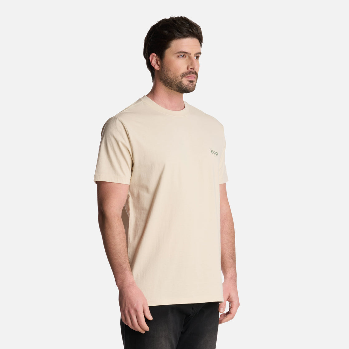 Polera Hombre Andes Mountain T-Shirt Crudo Lippi