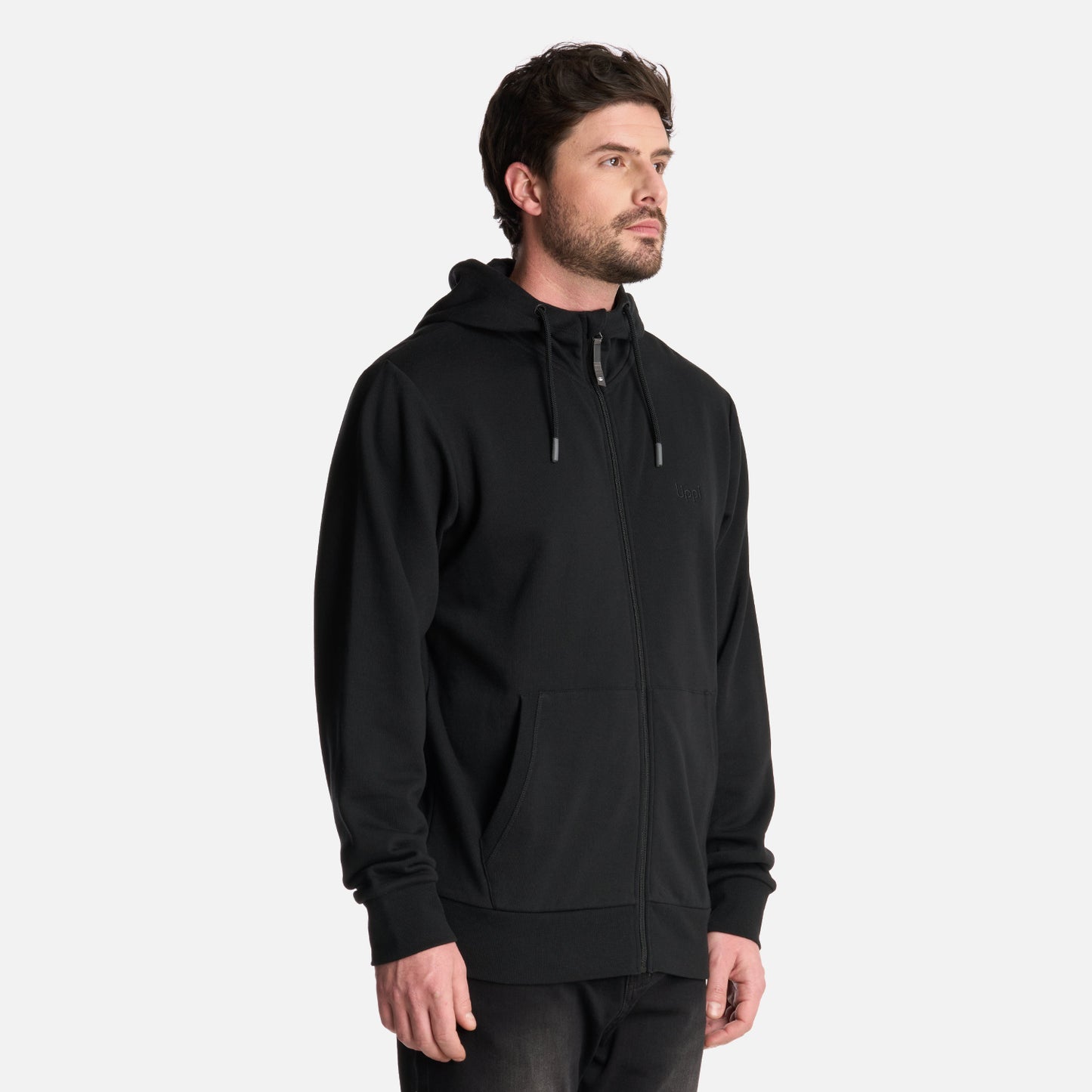 Polerón Hombre Ulmo Full Zip Hoody Sweatshirt Negro Lippi