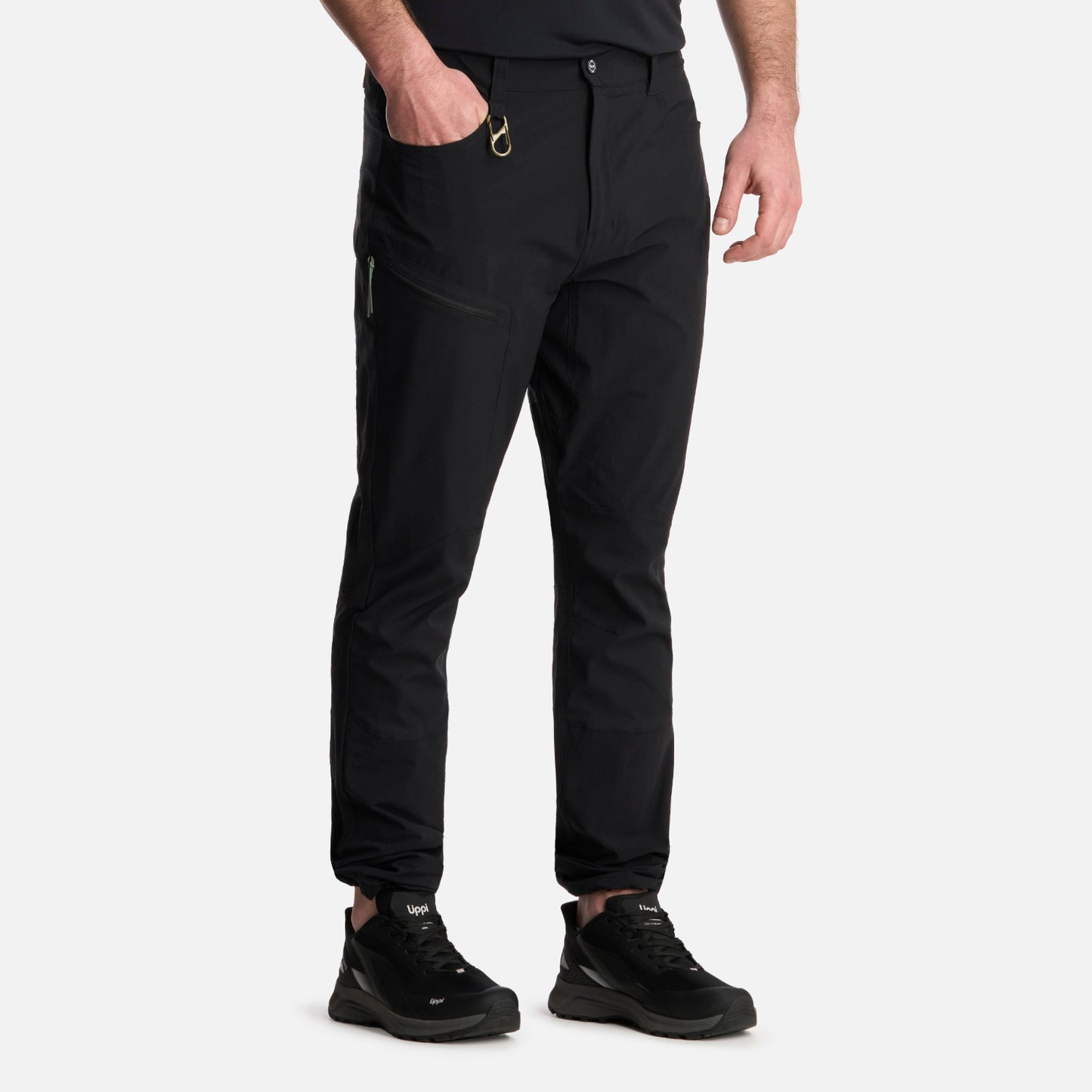 Pantalón Hombre Lennox Q-Dry Slim Fit Pants Negro Lippi