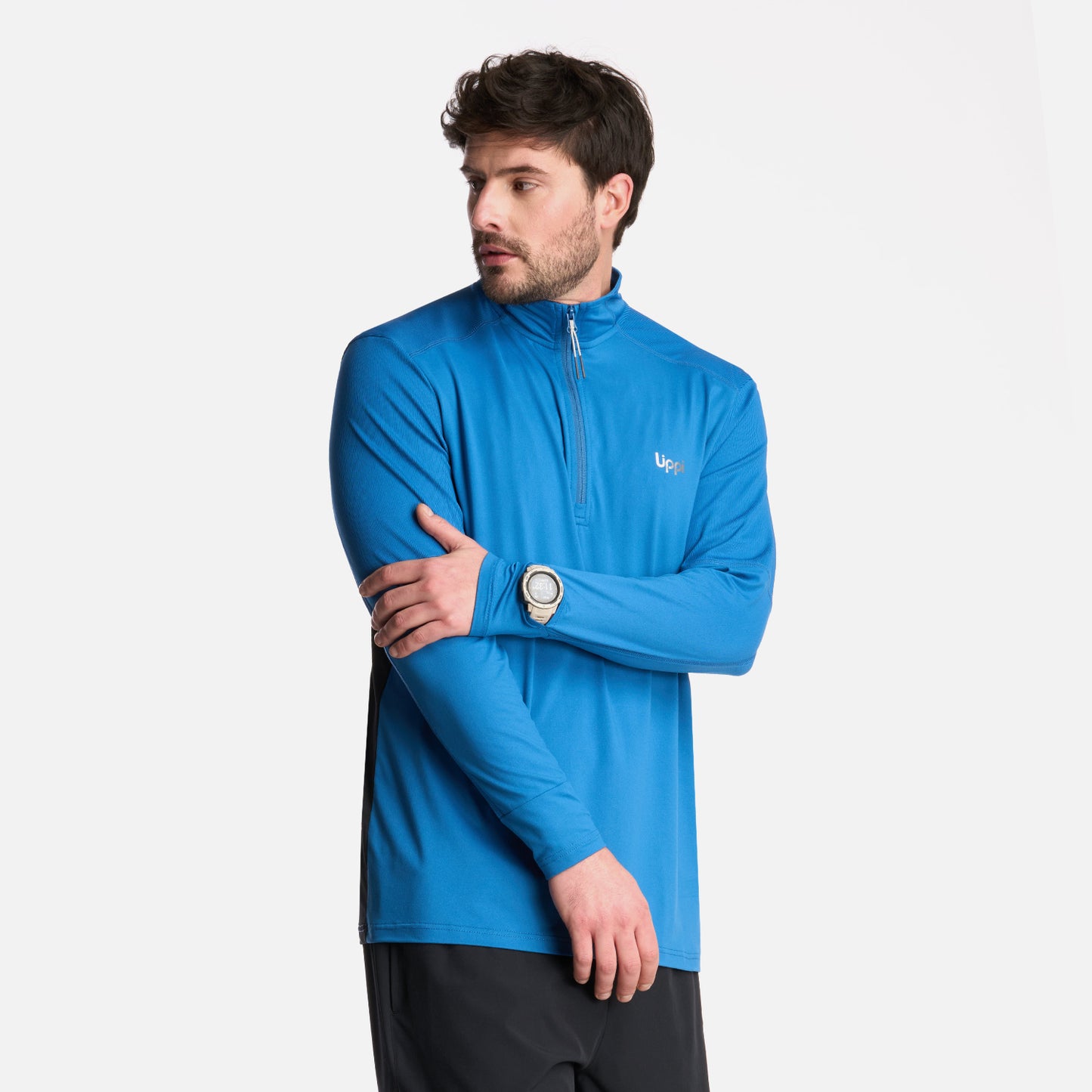 Polerón Hombre Puerto Trucco 1/4 Zip Azul Lippi