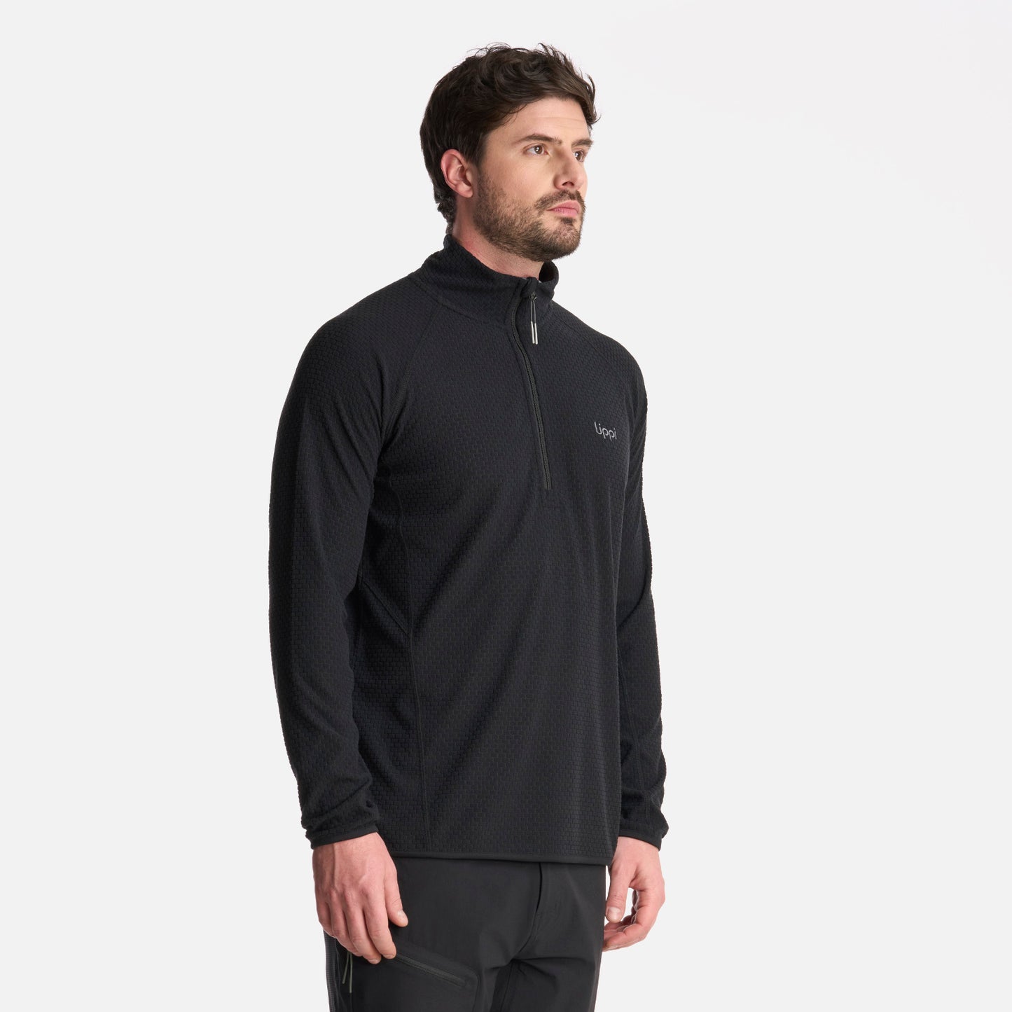 Polerón Hombre Jacaranda Nano-F 14 Zip Negro Lippi