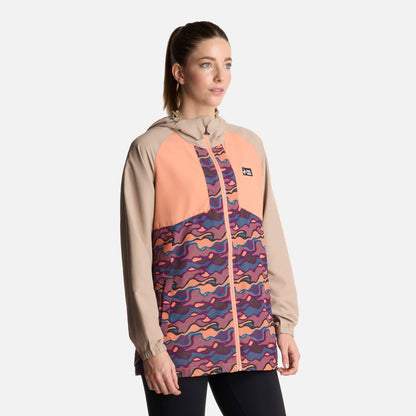 Chaqueta Mujer Aperrao Print Salmon Haka Honu