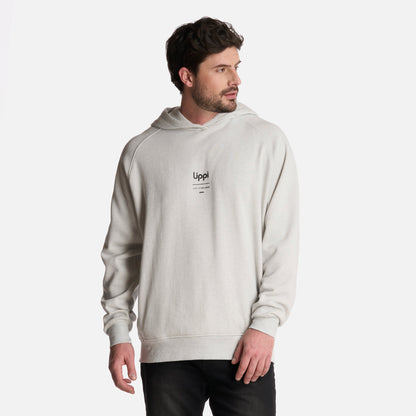 Polerón Hombre Ulmo Hoody Sweatshirt Melange Gris Claro Lippi