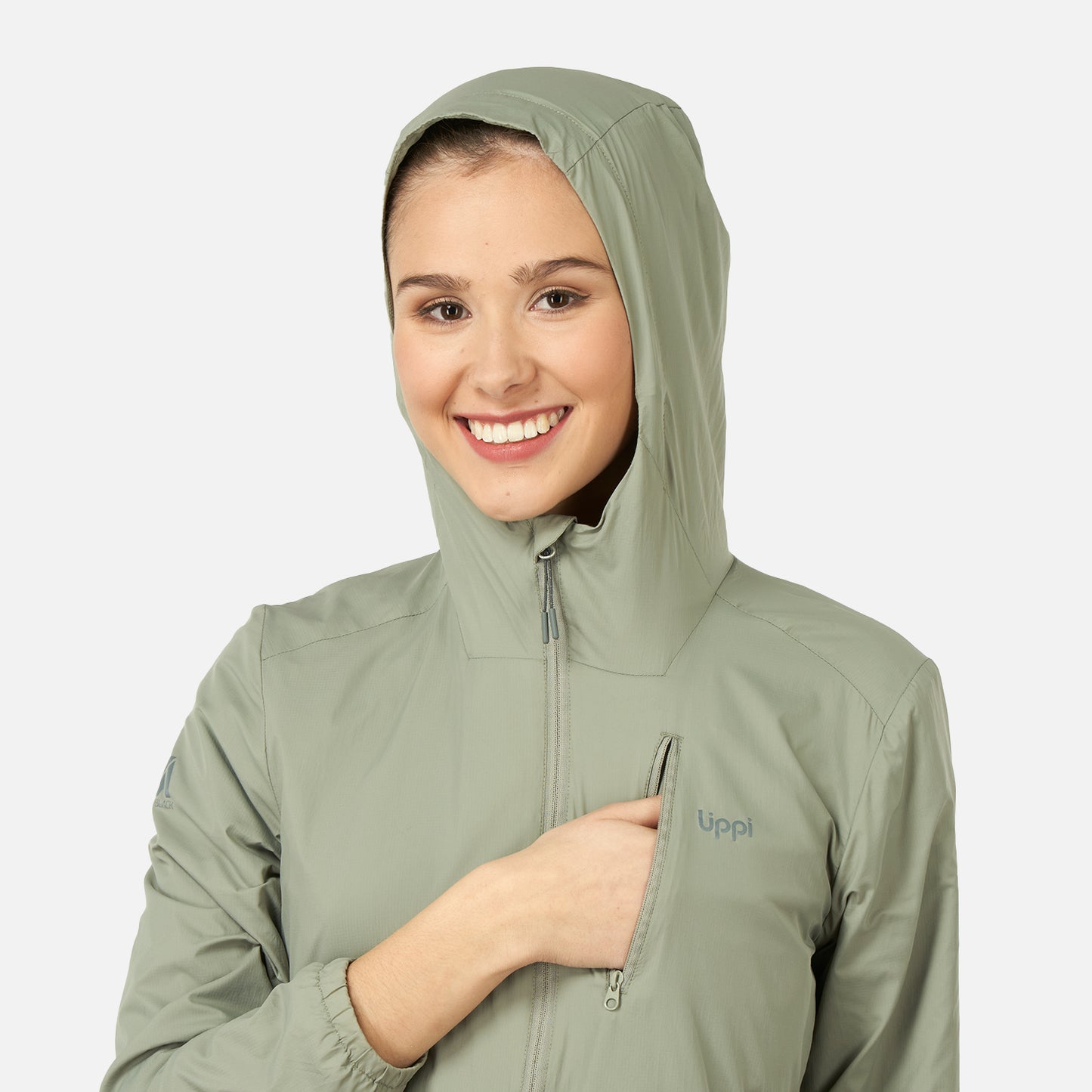 Chaqueta Mujer Spry Windbreaker Nano-F Hoody Jacket Laurel Lippi