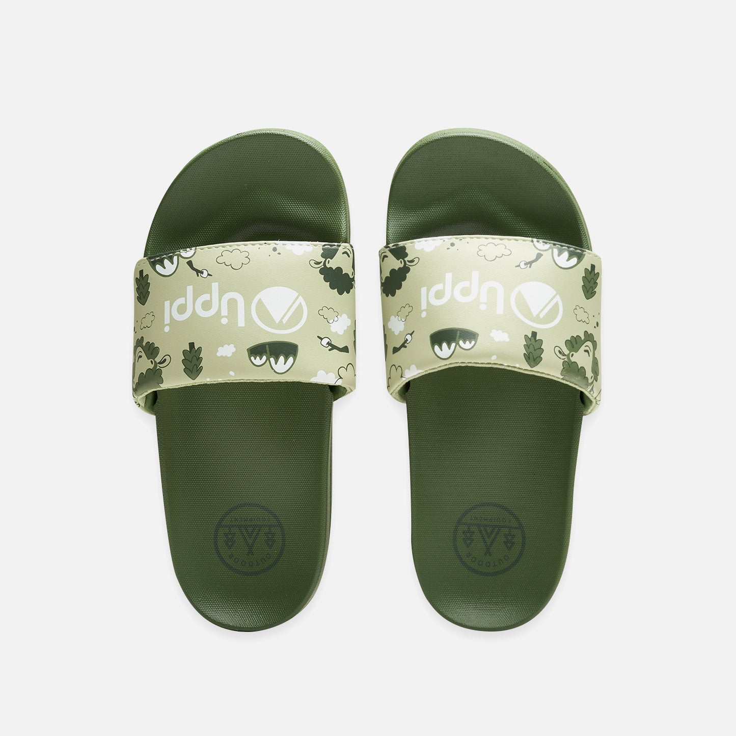 Sandalia Niño Insigne Slide Kids Verde Lippi