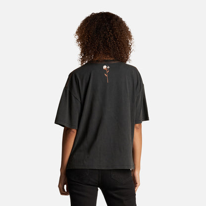 Polera Mujer Gorrión Print Negro Haka Honu