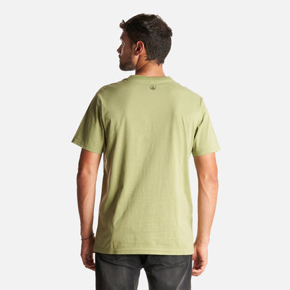 Polera Hombre Ulmo Cotton UV-Stop T-Shirt Verde Mate Lippi