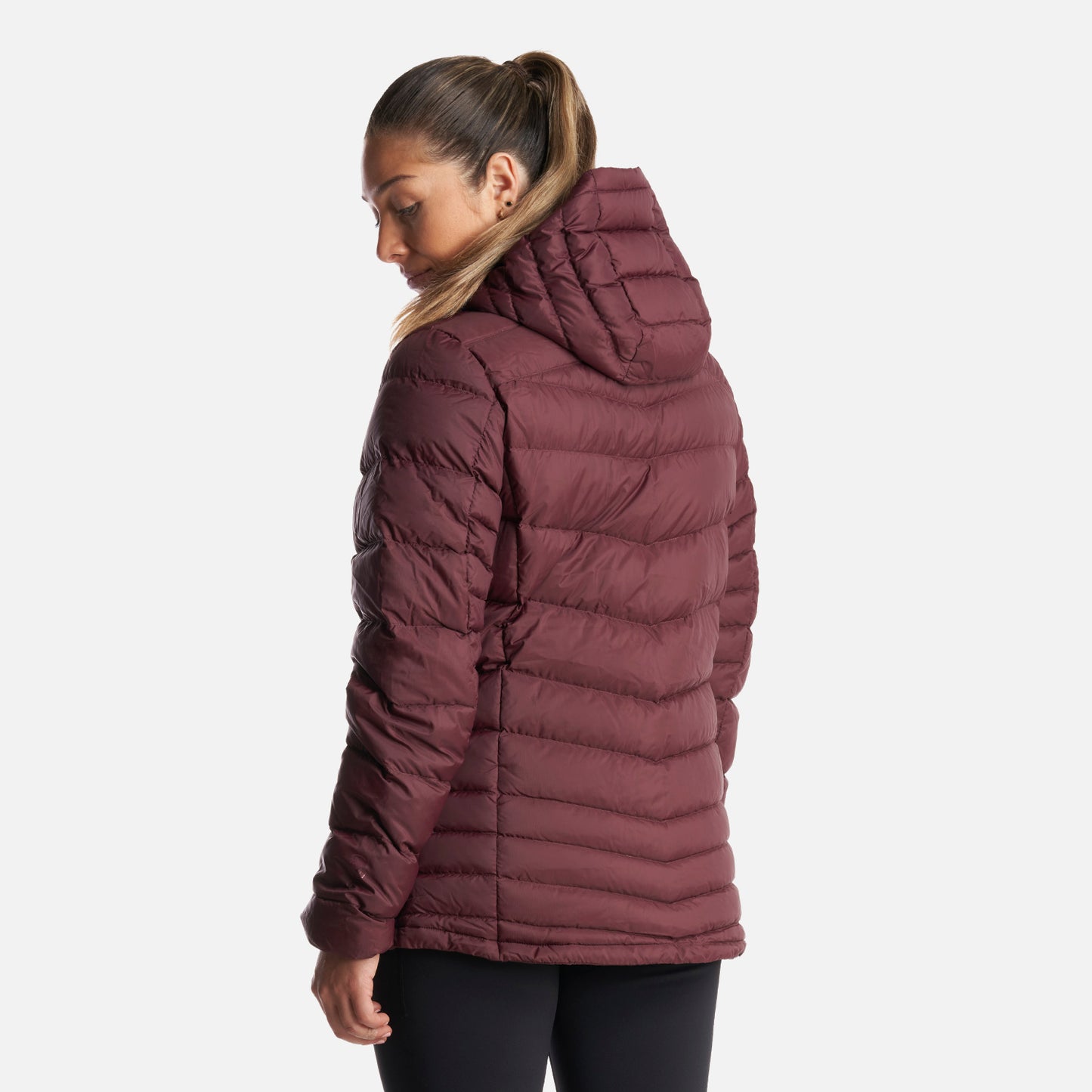 Chaqueta Mujer Bazpur Down Hoody Jacket Burdeo Lippi