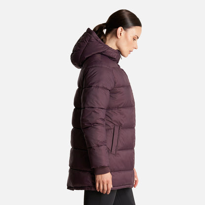 Chaqueta Mujer Long Line Steam Pro Hoody Jacket Burdeo Lippi