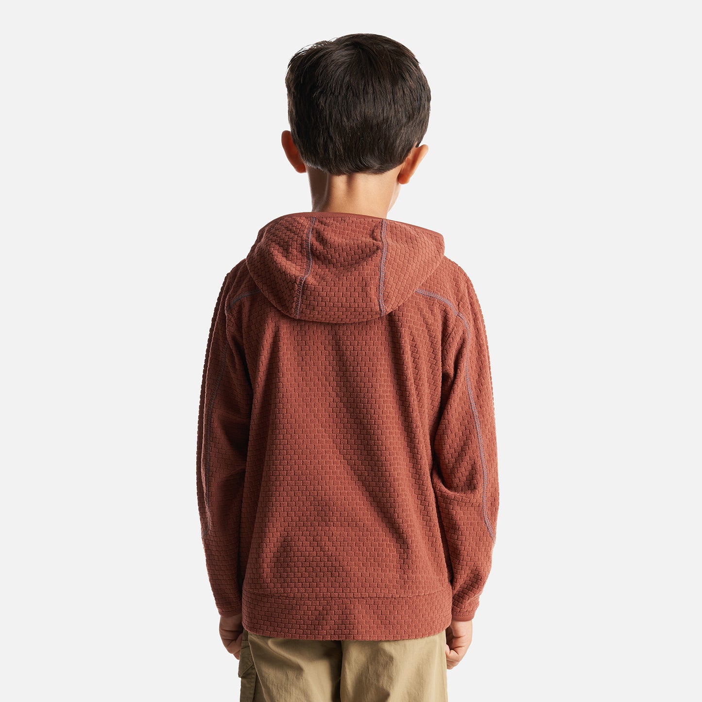 Poleron Niño Saltamontes Nano-F 14 Zip Hoody Terracota Lippi