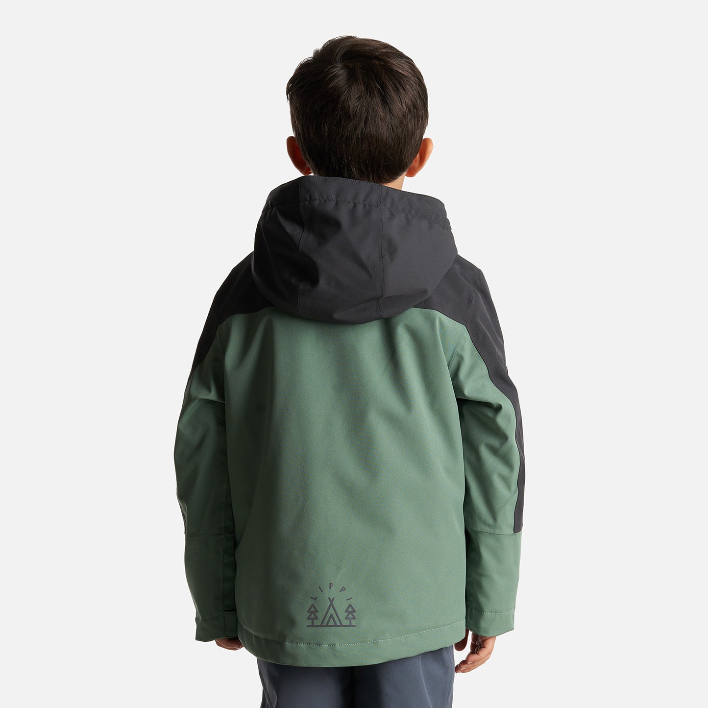 Chaqueta Niño Sierra Nevada B-Dry Steam-Pro Hoody Jacket Verde Botella/Negro Lippi