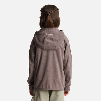 Poleron Niña Stripes Nano-F Full Zip Hoody Malva Lippi