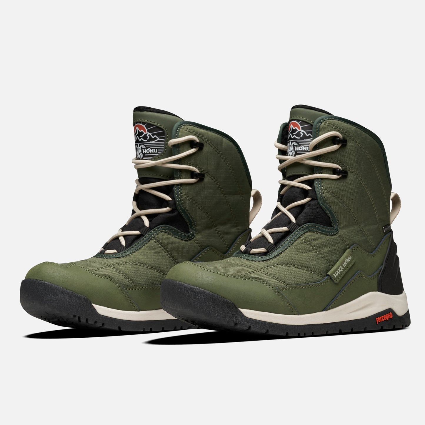 Bota Mujer  Loba Baja Verde Militar Haka Honu