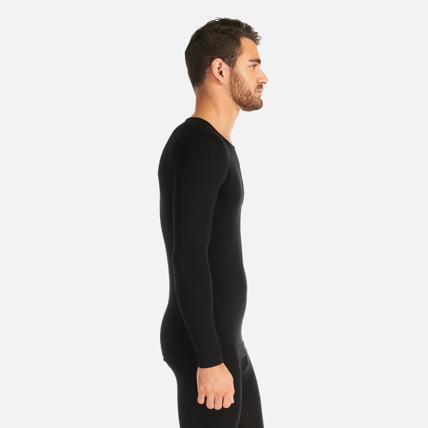 Primera Capa Hombre Skintec 1000 Seamless Top Negro Lippi