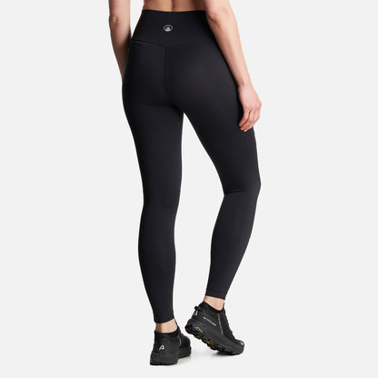 Calza Mujer  PureTrek Q-Dry Leggings Negro Lippi