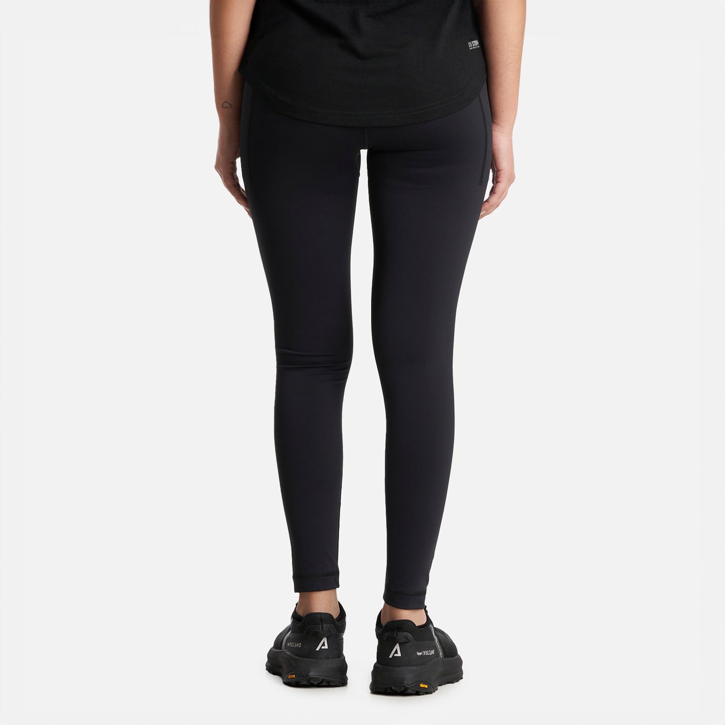 Calza Teen Girl In-Action Sport Leggings Negro Lippi