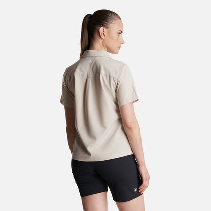 Camisa Mujer  Murallon Q- Dry Shirt Crema Lippi