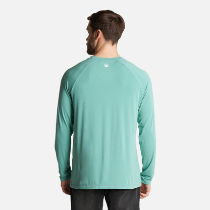 Polera Hombre Sun Action Long Sleeve Q-Dry Tshirt Turquesa Lippi