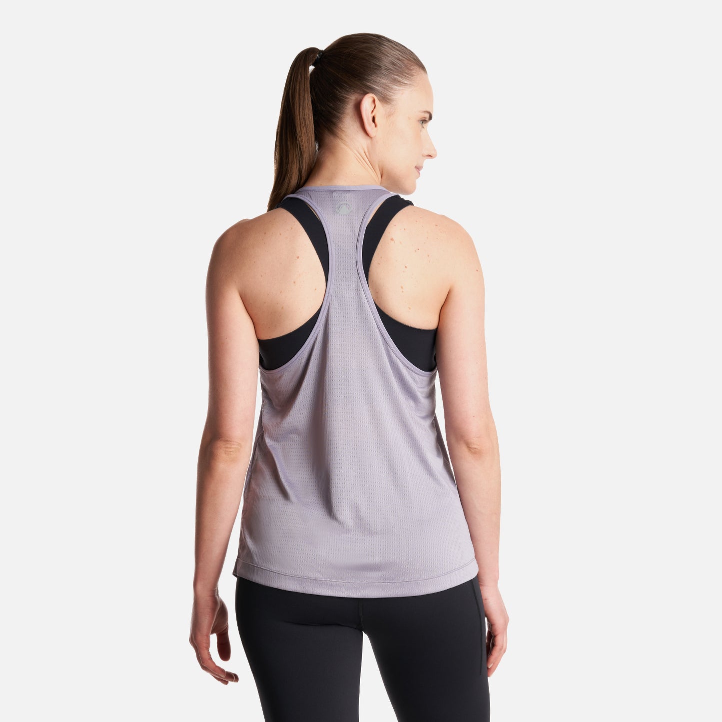 Polera Mujer  Workout Q-Dry Tank T-Shirt Morado Claro Lippi