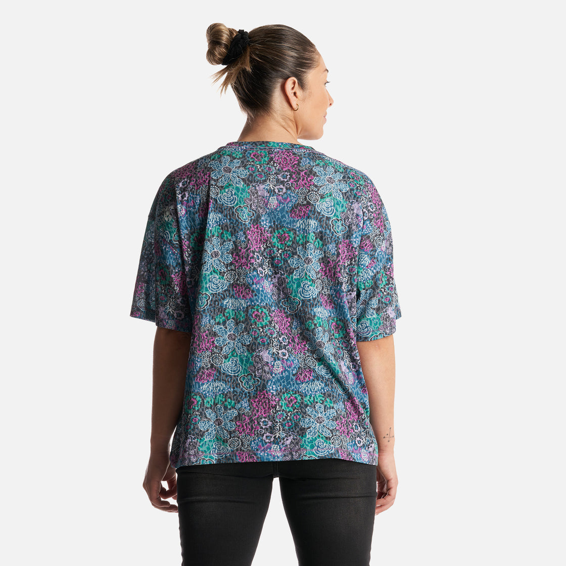 Polera Mujer Coralisima Print Turquesa Haka Honu