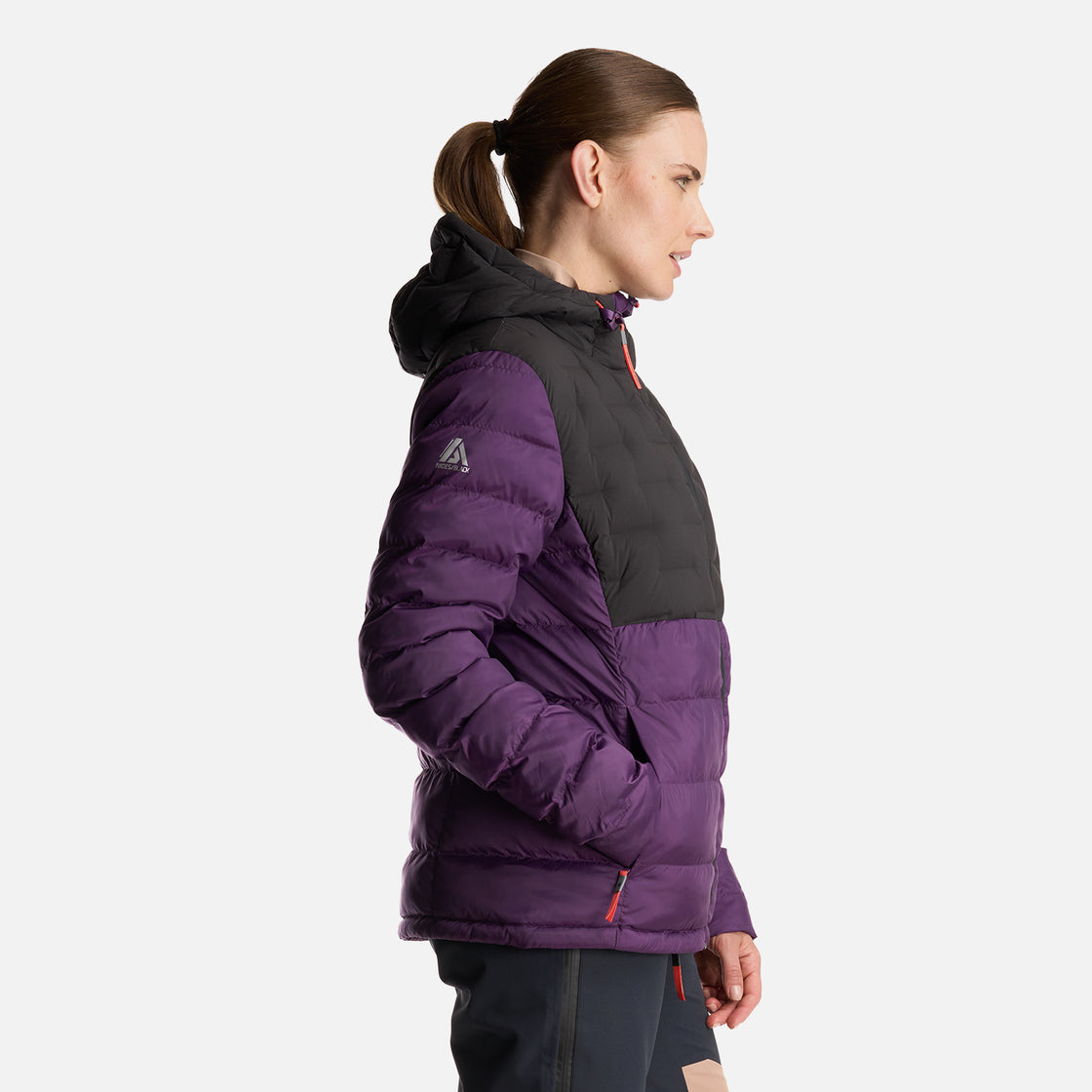 Chaqueta Mujer Bazpur EVO Down Hoody Jacket Morado Lippi