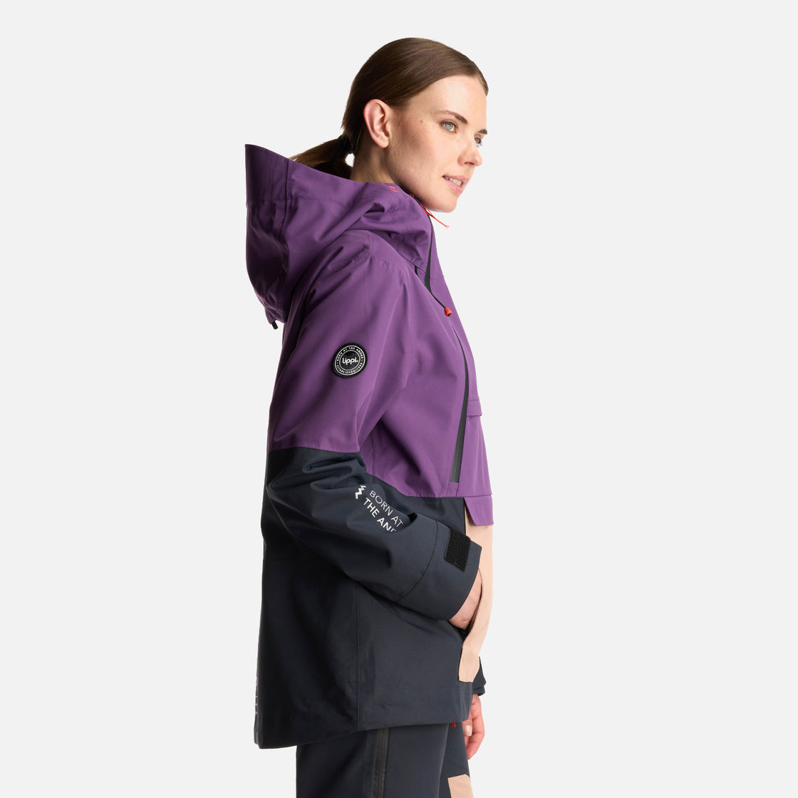 Chaqueta Mujer Black Hill 14 Zip B-Dry Jacket Morado Lippi