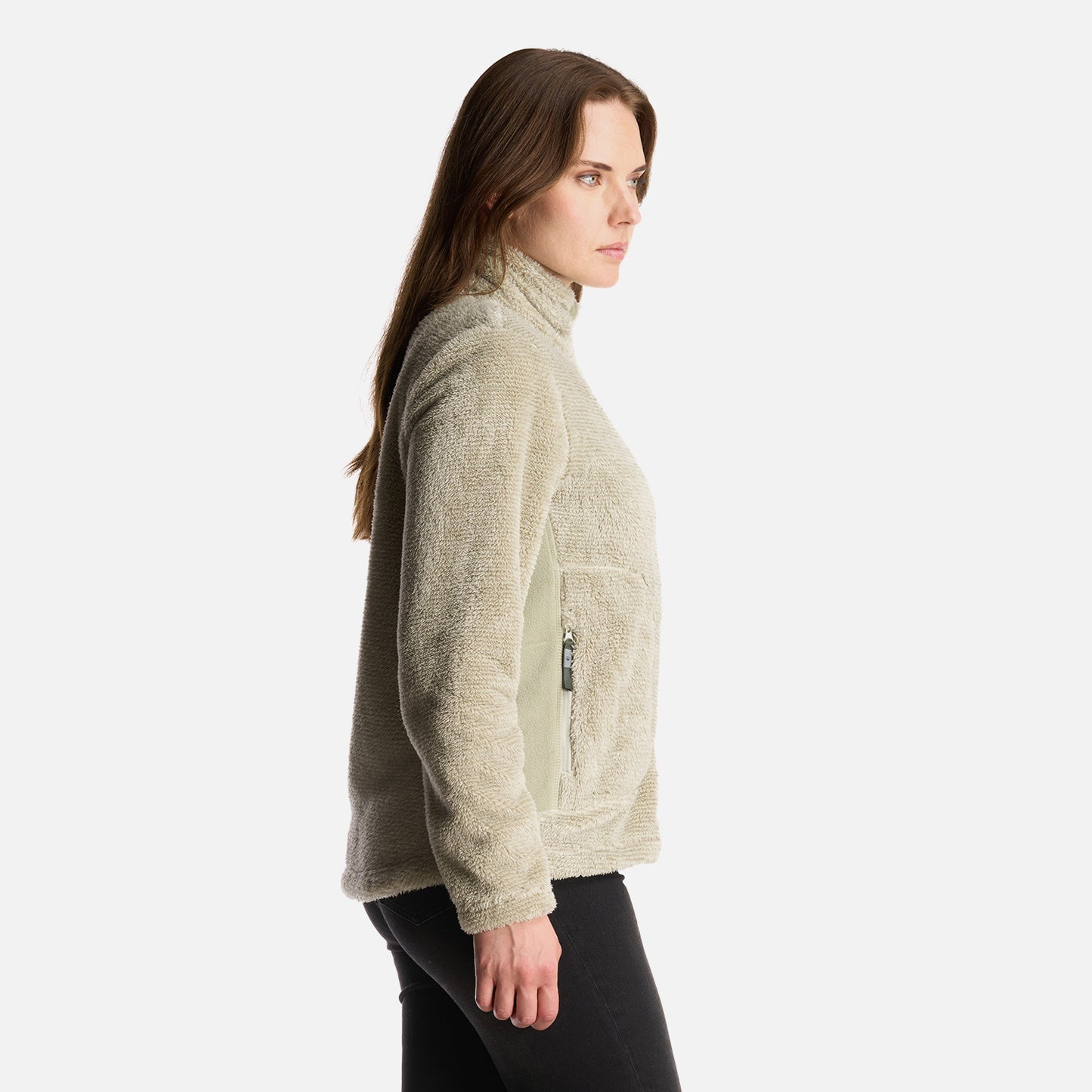 Chaqueta Mujer Ferret Shaggy-Pro Jacket Verde Grisaceo Lippi