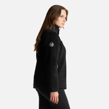 Chaqueta Mujer Glaciar Sherpa Pro 14 Zip Jacket Negro Lippi