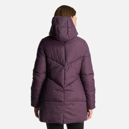 Chaqueta Mujer Long Line Steam Pro Hoody Jacket Morado Oscuro Lippi