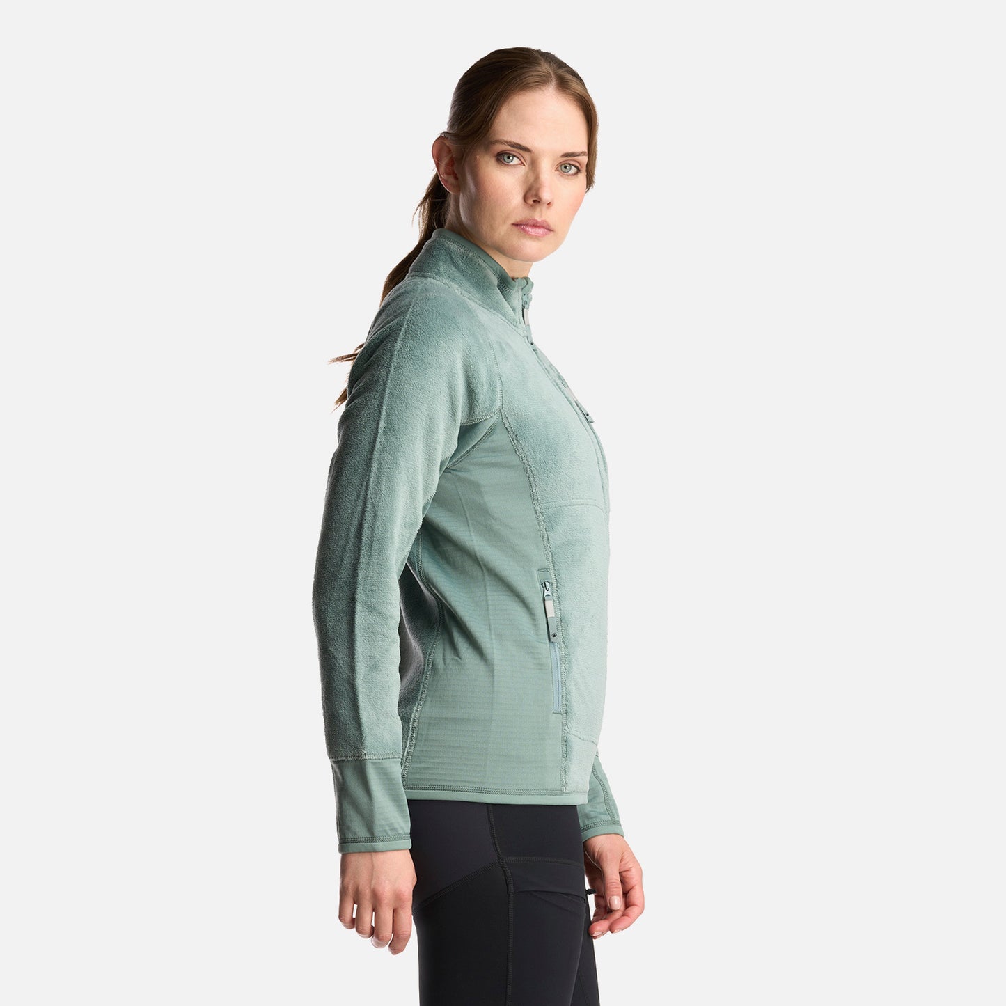 Chaqueta Mujer Numan Shaggy-Pro Jacket Jade Oscuro Lippi