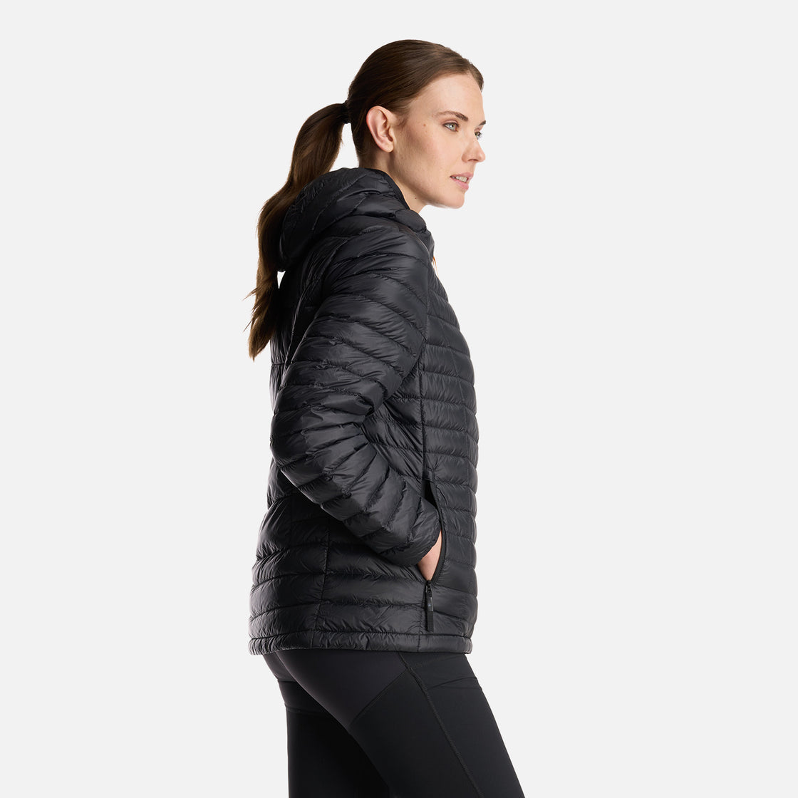 Chaqueta Mujer Peak Down Hoody Jacket Negro Lippi