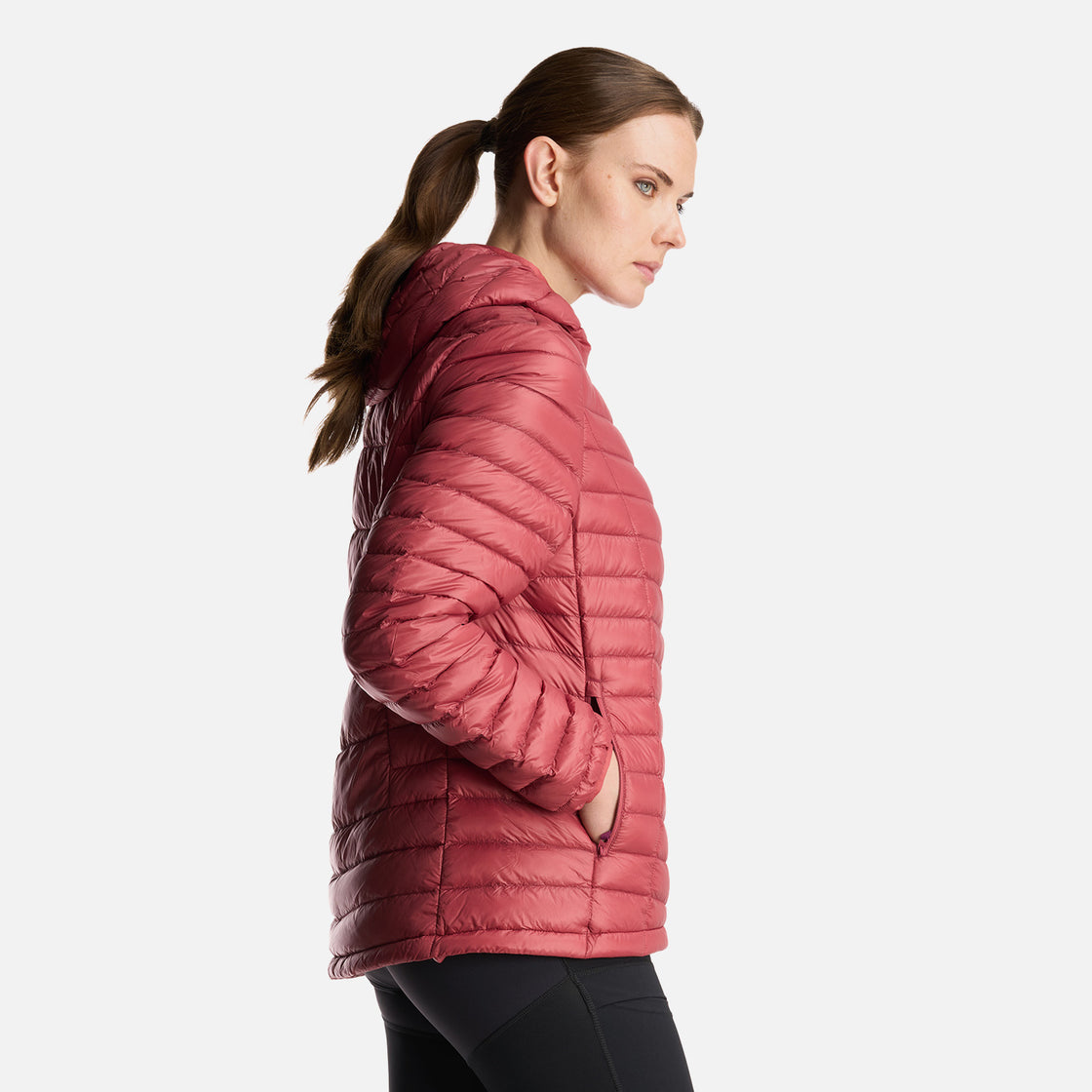 Chaqueta Mujer Peak Down Hoody Jacket Rosa Oscuro Lippi