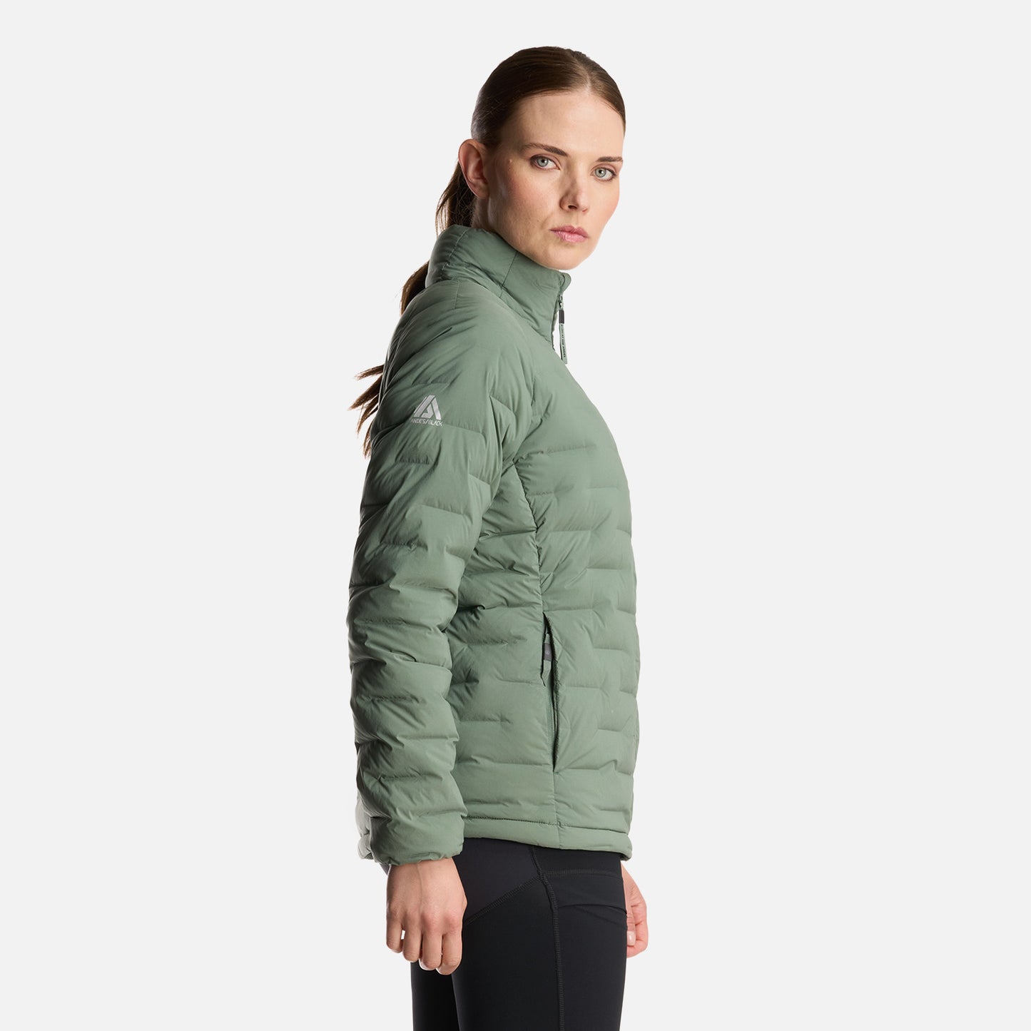 Chaqueta Mujer Ultimate Stretch Down Jacket Verde Musgo Lippi