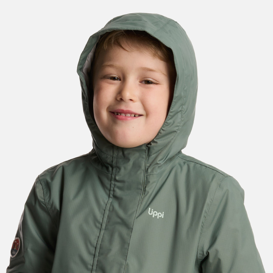 Chaqueta Niño Cold Place B-Dry Hoody Jacket Verde Musgo Lippi