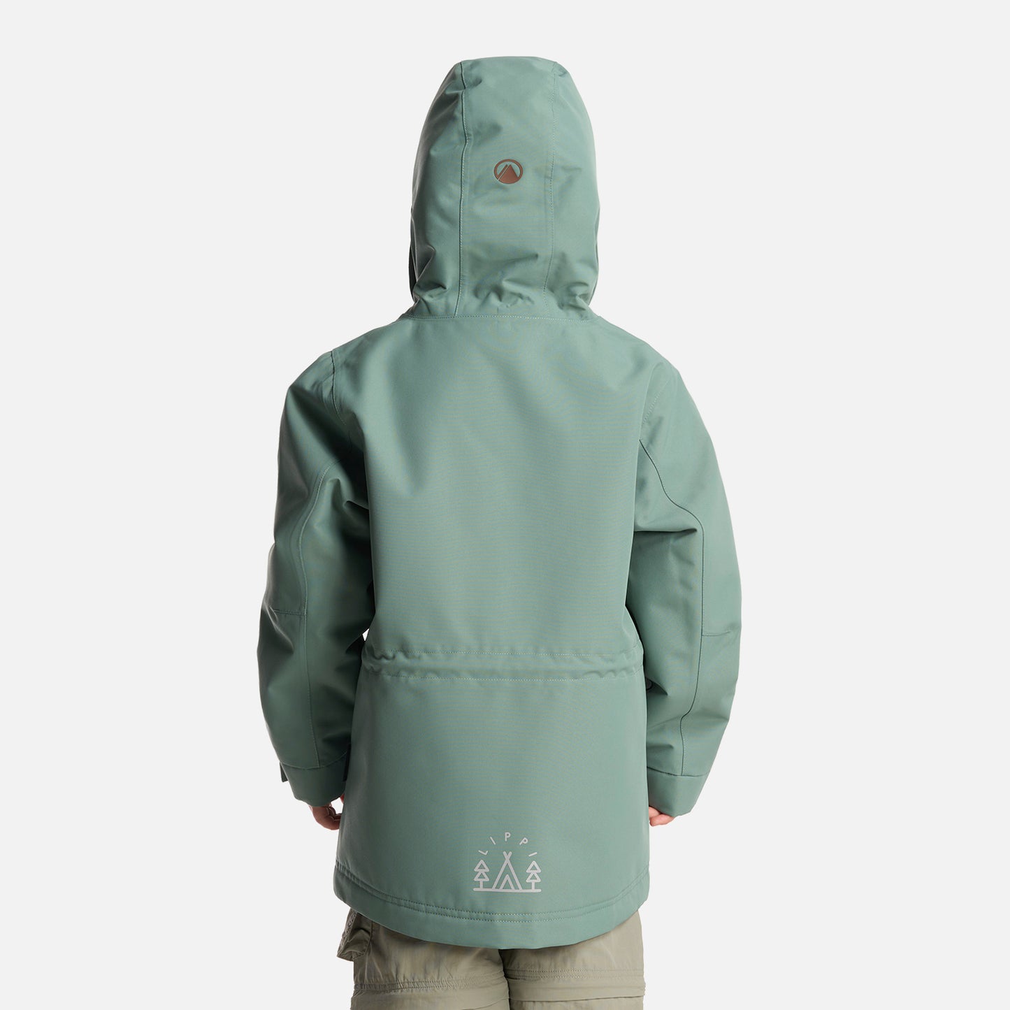 Chaqueta Niña Rainy B-Dry Hoody Jacket Jade Oscuro Lippi