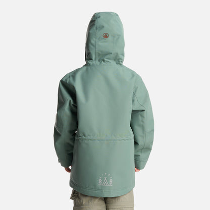 Chaqueta Niña Rainy B-Dry Hoody Jacket Jade Oscuro Lippi