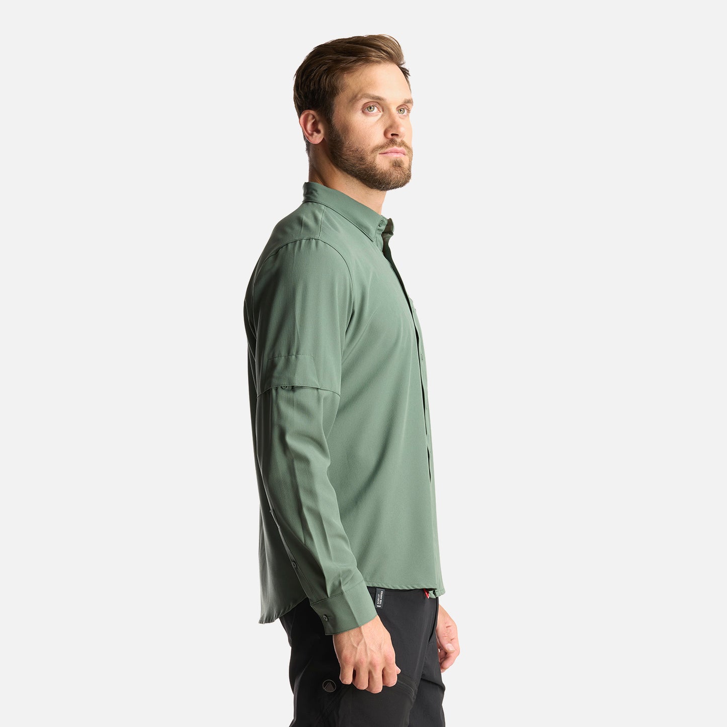 Camisa Hombre Murallon Q-Dry Shirt Verde Musgo Lippi