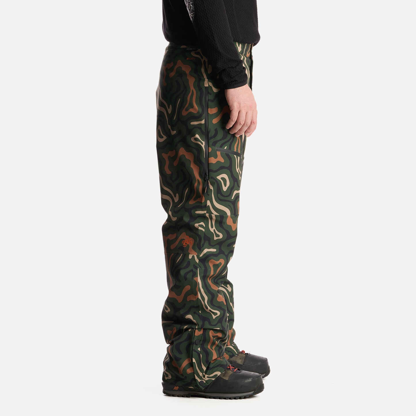 Pantalon Hombre Kunk Print Verde Militar Haka Honu